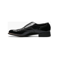 00267, Stacy Adams Leather Shoes Dayton Alligator Print Wingtip Lace Up Black - J.Valintin Men's Wear Legend - 100481