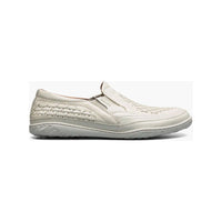 Stacy Adams Ithaca Moc Toe Slip On Men's Shoes White 25656-100