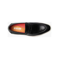 Stacy Adams Spencer Moc Toe Penny Slip On Black 25673-001