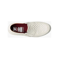 Stacy Adams Ithaca Moc Toe Slip On Men's Shoes White 25656-100