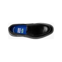 Nunn Bush Chase Moc Toe Slip On Walking Shoes Black 85092-001