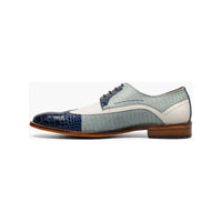 Stacy Adams Gallinari Wingtip Lace Up Leather Shoes Dark Blue Multi 25660-469