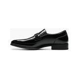 Stacy Adams Wakefield Bike Toe Bit Slip On Shoes Black 20141-001