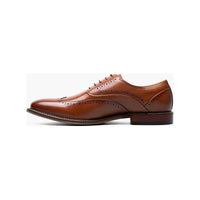 Stacy Adams Macarthur Wingtip Oxford Shoes Cognac 25489-221