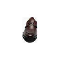 Stacy Adams Hale Moc Toe Bit Slip On Walking Shoes Burgundy 25678-646