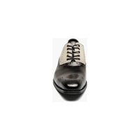 Stacy Adams Harrington Plain Toe Lace Up Leather Shoes Black Multi 25643-009