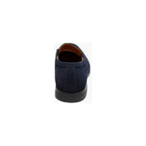 Stacy Adams Ravelle Moc Toe Bit Slip On Shoes Navy Suede 25680-415