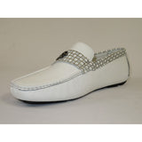 Men's Driving Shoes GENIO Turkey Casual Dress Genuine Leather 120580346 White