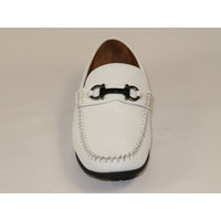 Men's Driving Shoes GENIO Turkey Casual Dress Genuine Leather 120741706 White