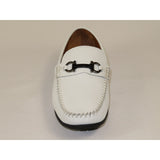 Men's Driving Shoes GENIO Turkey Casual Dress Genuine Leather 120741706 White