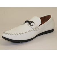 Men's Driving Shoes GENIO Turkey Casual Dress Genuine Leather 120741706 White