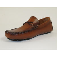 Men's Driving Shoes GENIO Turkey Casual Dress Genuine Leather 120747871 Cognac