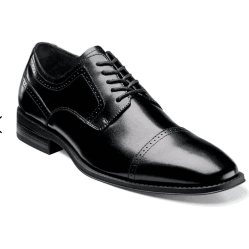 Stacy Adams Shoes Waltham Cap Toe Oxford Black 20138-001