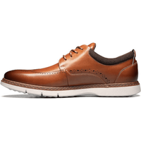 Stacy Adams Synergy Wingtip Oxford Men's Shoes Cognac Leather 25418-221