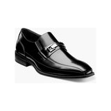 Stacy Adams Wakefield Bike Toe Bit Slip On Shoes Black 20141-001