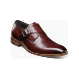 25162,Stacy Adams Leather Shoes Desmond Cap Toe Buckle Strap All Colors - J.Valintin Men's Wear Legend - 14586