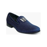 25228, Stacy Adams Micro Suede Shoes Swagger Slip On Studded All Colors - J.Valintin Men's Wear Legend - 95266