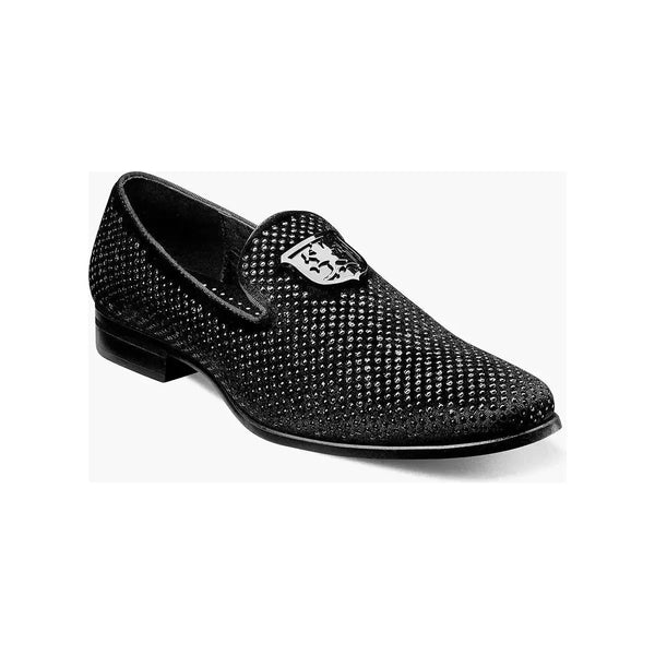 25228, Stacy Adams Micro Suede Shoes Swagger Slip On Studded All Colors - J.Valintin Men's Wear Legend - 14374