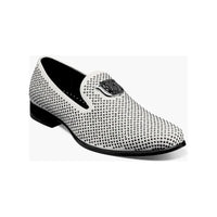 25228, Stacy Adams Micro Suede Shoes Swagger Slip On Studded All Colors - J.Valintin Men's Wear Legend - 95275