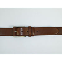 Men's Belt By PICCODER Turkey Genuine Leather Solid 3100 Brown