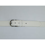 Men's Belt By PICCODER Turkey Genuine Leather Textured 3900 White