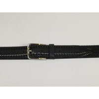 Men's Belt By PICCODER Turkey Genuine Leather Stitched 5021 Black