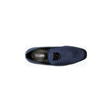 Stacy Adams Men Shoes Swagger Studded Slip On Satin Navy Formal 25228-410