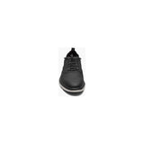 Stacy Adams Synchro Plain Toe Elastic Lace Up Sneaker Black Shoes 25518-001