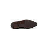 Stacy Adams Ferdinand Moc Toe Bit Slip On Dressy Men's Shoes Black 25455-001