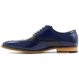 Stacy Adams Tinsley Wingtip Oxford Mens Shoes Cobalt Multi  Lace Up 25092-468