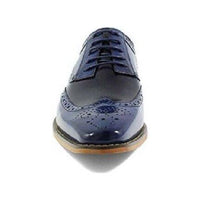 Stacy Adams Tinsley Wingtip Oxford Mens Shoes Cobalt Multi  Lace Up 25092-468