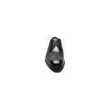 Stacy Adams Brayden Wingtip Oxford Shoes Smooth Leather Black 25635-001