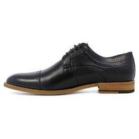 Stacy Adams Mens shoes Dickinson Cap Toe Oxford classic Black Leather 25066-001