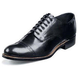 Stacy Adams Madison Men's Shoes Biscuit lace up Soft Leather Black 00012