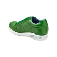 Belvedere Magnus Sneaker Shoes Ostrich Patchwork Emerald E21 - J.Valintin Men's Wear Legend - E21 Magnus Emerald - 9