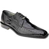 Belvedere Men Siena Dress Exotic shoes Formal Genuine Ostrich Leather 1463 black - J.Valintin Men's Wear Legend - 1463 black_9