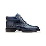 Belvedere Men's Dress Boot Gallardo Genuine Caiman Crocodile Navy U02 - J.Valintin Men's Wear Legend - Gallardo Navy U02_10