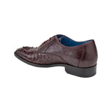 Belvedere Men's Orlando Dress Shoes Genuine Ostrich Quill Dark Burgundy D01 - J.Valintin Men's Wear Legend - D01 Orlando Burgundy_9