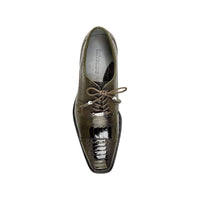 Belvedere Mens Shoes Batta Olive Genuine Ostrich Lace Up 14006 - J.Valintin Men's Wear Legend - Batta Olive 14006_9