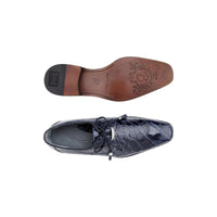 Belvedere Men's Shoes Lago Genuine Alligator Plain Toe Tassel Navy 14010 - J.Valintin Men's Wear Legend - 14010 Lago Navy_10