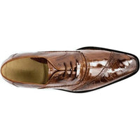 Belvedere Shoes Nino Antique Camel Genuine Ostrich Soft Leather Eel Leg 0B4 - J.Valintin Men's Wear Legend - 0B4 Nino Camel_9