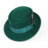 Bruno Capelo Dress Hat Australian Wool Crushable Pork Pie Jazz PP109 Emerald - J.Valintin Men's Wear Legend - PP109 - Emerald - S