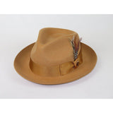 Bruno Capelo Hat Australian Wool Fedora Teardrop Crown Fabio FB230 Camel - J.Valintin Men's Wear Legend - FB230 - Camel - S