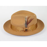 Bruno Capelo Hat Australian Wool Fedora Teardrop Crown Fabio FB230 Camel - J.Valintin Men's Wear Legend - FB230 - Camel - S