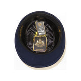 Men's LEGIONNAIRE Codet Cap Wool Felt Hat Telescope Crown LG102 Navy Blue