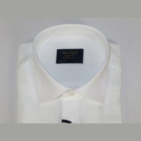 Men 100% Cotton Shirt Manschett Quesste Turkey Slim Fit 6047 - 01 White Fancy - J.Valintin Men's Wear Legend - 96920