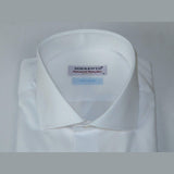 Men 100% Italian Cotton Shirt No Iron SORRENTO Slim Fit Spread Collar 2740 White - J.Valintin Men's Wear Legend - 96777