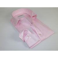 Men 100% Italian Cotton Shirt Non Iron SORRENTO Turkey Spread Collar 4470 Pink - J.Valintin Men's Wear Legend - 98722