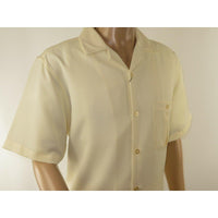 Men 2pc Walking Leisure Suit Short Sleeves By DREAMS 256 - 05 Cream New - J.Valintin Men's Wear Legend - 24981