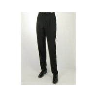 Men Apollo King Band Collarless suit Mandarin 5 Hidden Button Paster AG51 Black - J.Valintin Men's Wear Legend - 80281